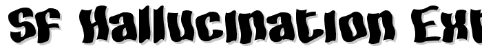 SF Hallucination Extreme font